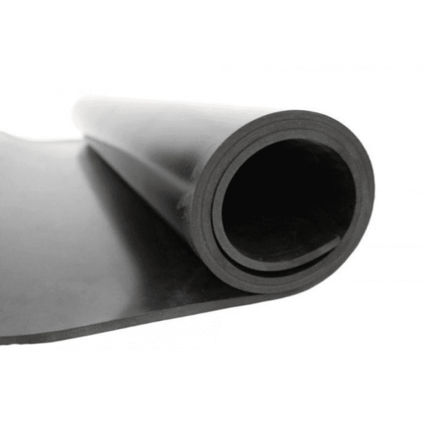 Plancha de goma sintética 5 mm 1.00 x 15 mt La plancha de goma sintética NBR de Lestare está destinada a la industria color negro