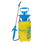 Pulverizador domo 5 litros de la marca bonerva de color amarillo de 5 litros para pilverizar liquido