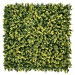 Jardín vertical Sinica Amarilla 50x50cm | pack 4 piezas • Color: hojas verde • Detalle: hojas verde con hojas en relieve en amarillo • Medida: 50 x 50 cm • pack de 4 unidades